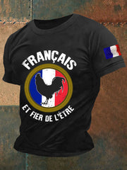 T-shirt Français et fier de être Homme
