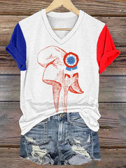 T-shirt manches courtes Bastille Day