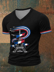 T-shirt manches courtes imprimé Bastille Day Homme