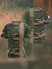 T-shirt imprimé French Armée de terre pour homme