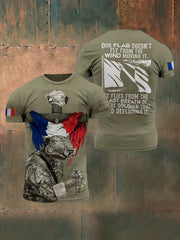 T-shirt imprimé French Armée de terre pour homme