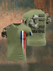 T-shirt imprimé French Armée de terre pour homme