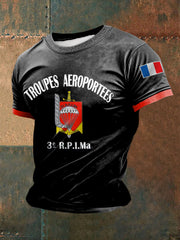 T-shirt à manches courtes imprimé 3eme RPIMA Homme