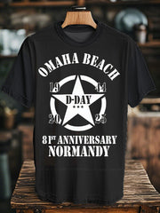 T-shirt du Jour J 1944 Normandie Military History pour homme