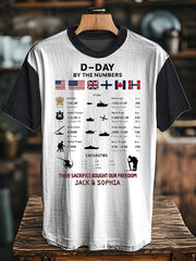 T-shirt du Jour J 1944 Normandie Military History pour homme