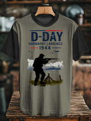T-shirt du Jour J 1944 Normandie Military History pour homme