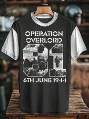 T-shirt du Jour J 1944 Normandie Military History pour homme