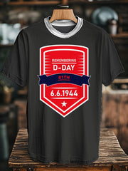 T-shirt du Jour J 1944 Normandie Military History pour homme