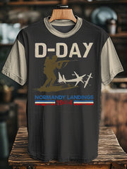T-shirt du Jour J 1944 Normandie Military History pour homme