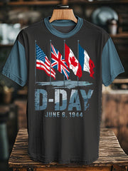 T-shirt du Jour J 1944 Normandie Military History pour homme