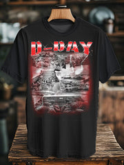 T-shirt du Jour J 1944 Normandie Military History pour homme