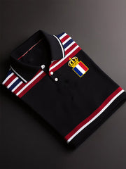 T-shirt à manches courtes pour hommes, drapeau français