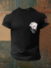 T-shirts Poker 4 A pour hommes