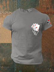 T-shirts Poker 4 A pour hommes