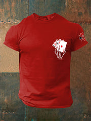 T-shirts Poker 4 A pour hommes