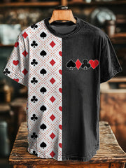 Tee-shirts unisexes à imprimé poker