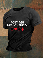 T-shirt de poker pour hommes