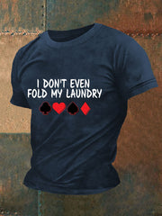 T-shirt de poker pour hommes