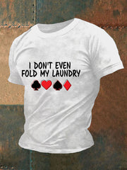 T-shirt de poker pour hommes