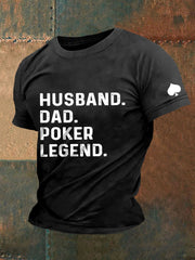 T-shirt de poker pour hommes