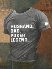 T-shirt de poker pour hommes