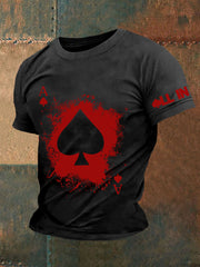 T-shirt de poker pour hommes