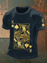 Tee shirts homme poker art print