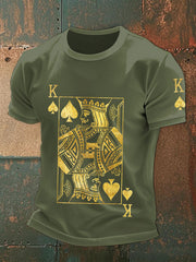 Tee shirts homme poker art print