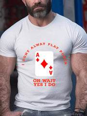 T-shirt de poker pour hommes