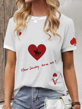 Tee-shirt poker femmes
