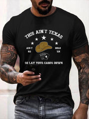 T-shirt de poker pour hommes