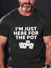 T-shirt de poker pour hommes