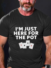 T-shirt de poker pour hommes
