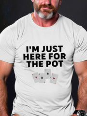 T-shirt de poker pour hommes
