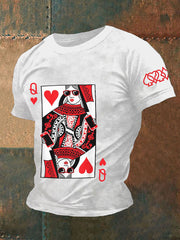 T-shirts Queen of Hearts pour hommes