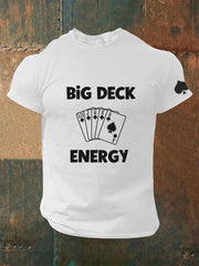 T-shirt de poker pour hommes