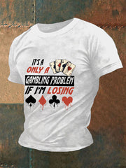 T-shirt de poker pour hommes
