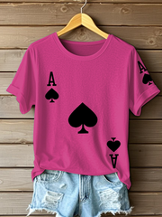 T-shirts Poker  pour femmes
