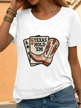 Tee-shirt poker femmes