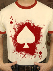 T-shirt de poker pour hommes