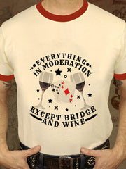 T-shirt de poker pour hommes