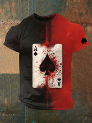 T-shirt de poker pour hommes