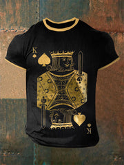 T-shirt de poker pour hommes