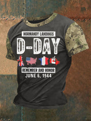 T-shirt 1944 Normandie Military History D-Day pour homme