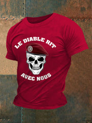T-Shirt TAP Le diabable rit avec nous Homme
