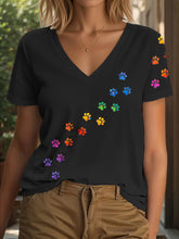 T-shirt coloré de patte des femmes
