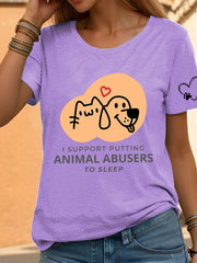 T-shirt Animal Protection Femme