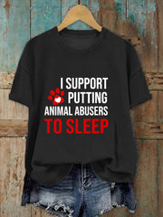 T-shirt Animal Protection Femme