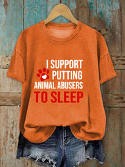 T-shirt Animal Protection Femme