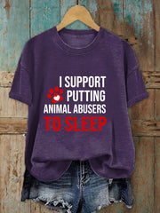T-shirt Animal Protection Femme